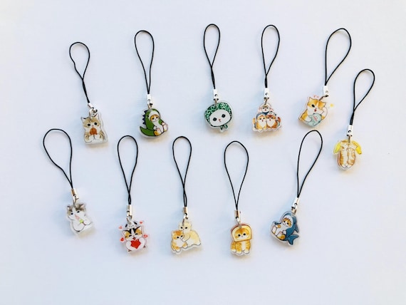 Cat Phone Charm, Kawaii Keychain, Y2k Charms, Cute Kitty Phone Charm For Airpods, Backpacks, Handbags, Lunch Bags, Keychains, Purses - View #5