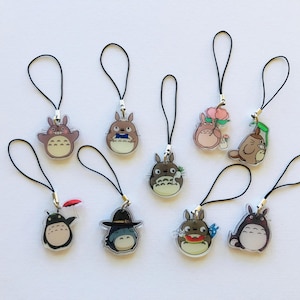 Totoro 1" Cartoon Anime Telefon Brelok Breloczek Bagcharms
