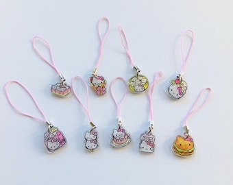 Kiti  dessert Phone Charm Keyring Bagcharms