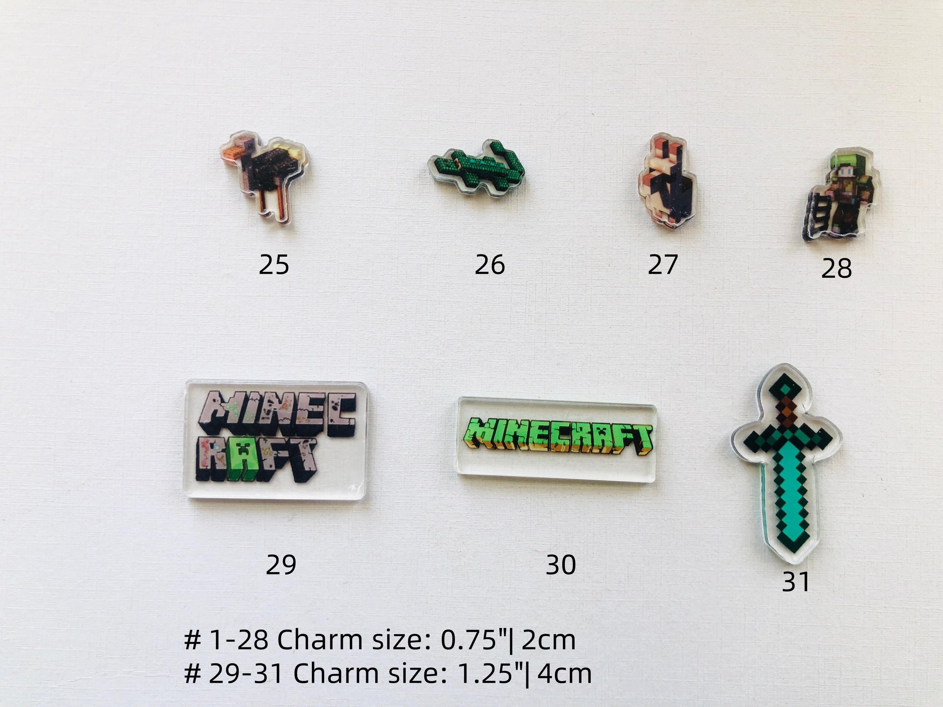 Minecraft Phone Charm Keyring Bagcharm Keychain - Etsy