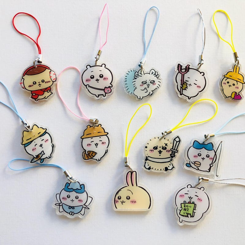 Chiikawa Spring Keychain Chiikawa Keychain - Etsy