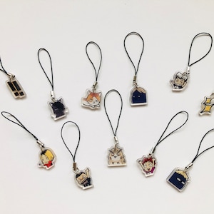 Haikyuu Phone Charm( 3/6 )Keyring bagcharm Volleyball  anime