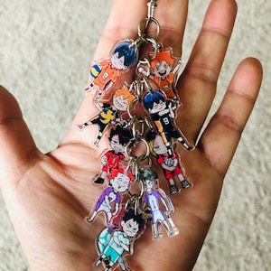 Haikyuu Volleyball anime various bunches keychain pendant bagcharm