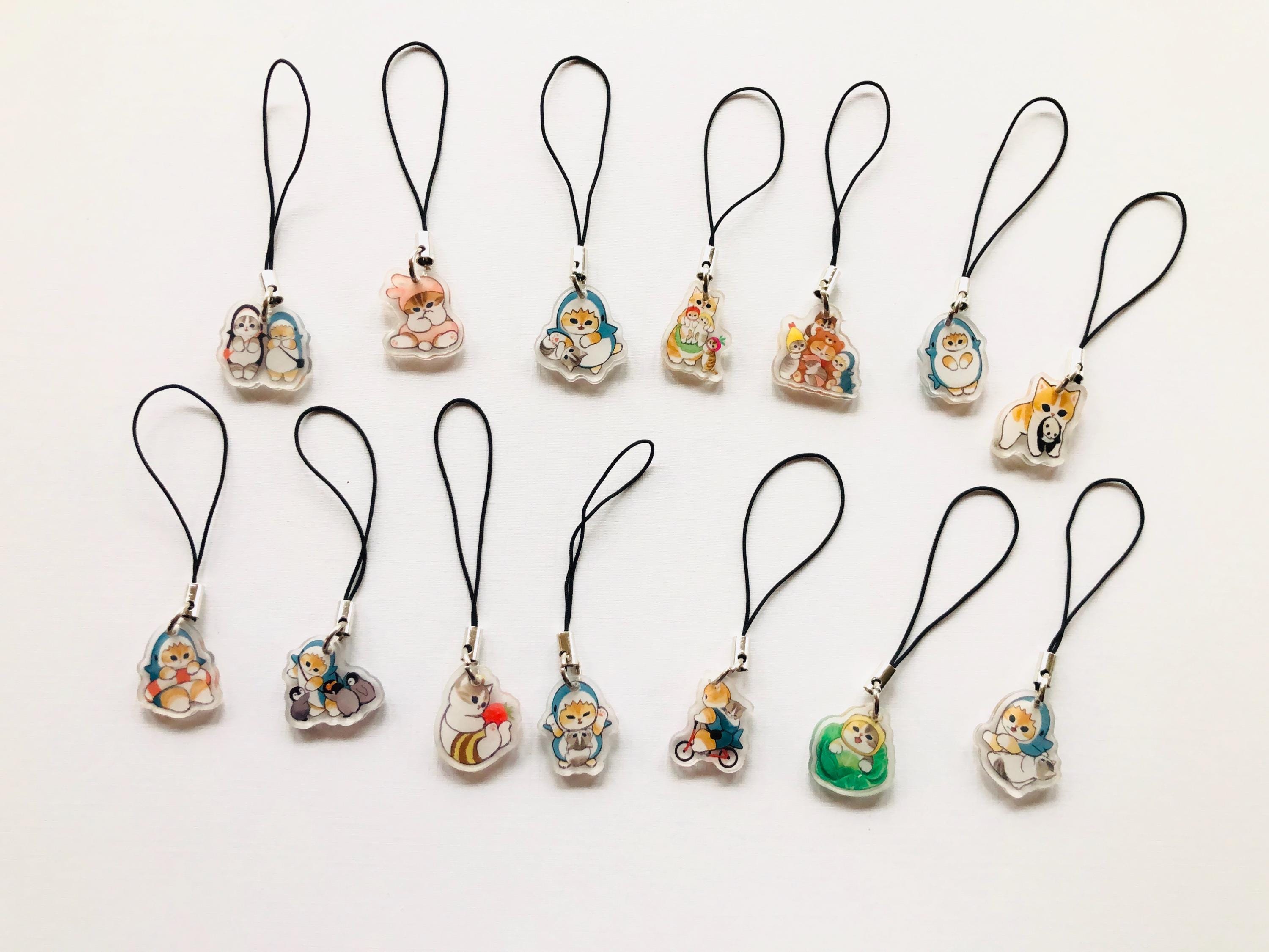Cute Cat Mofusand Phone Charm Keyring Bagcharm (2/2) - Etsy
