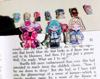 Madgirl bookmarks notebook clips/ Leave me alone/ Don't bother me/I am my self/ Don't Judge Me