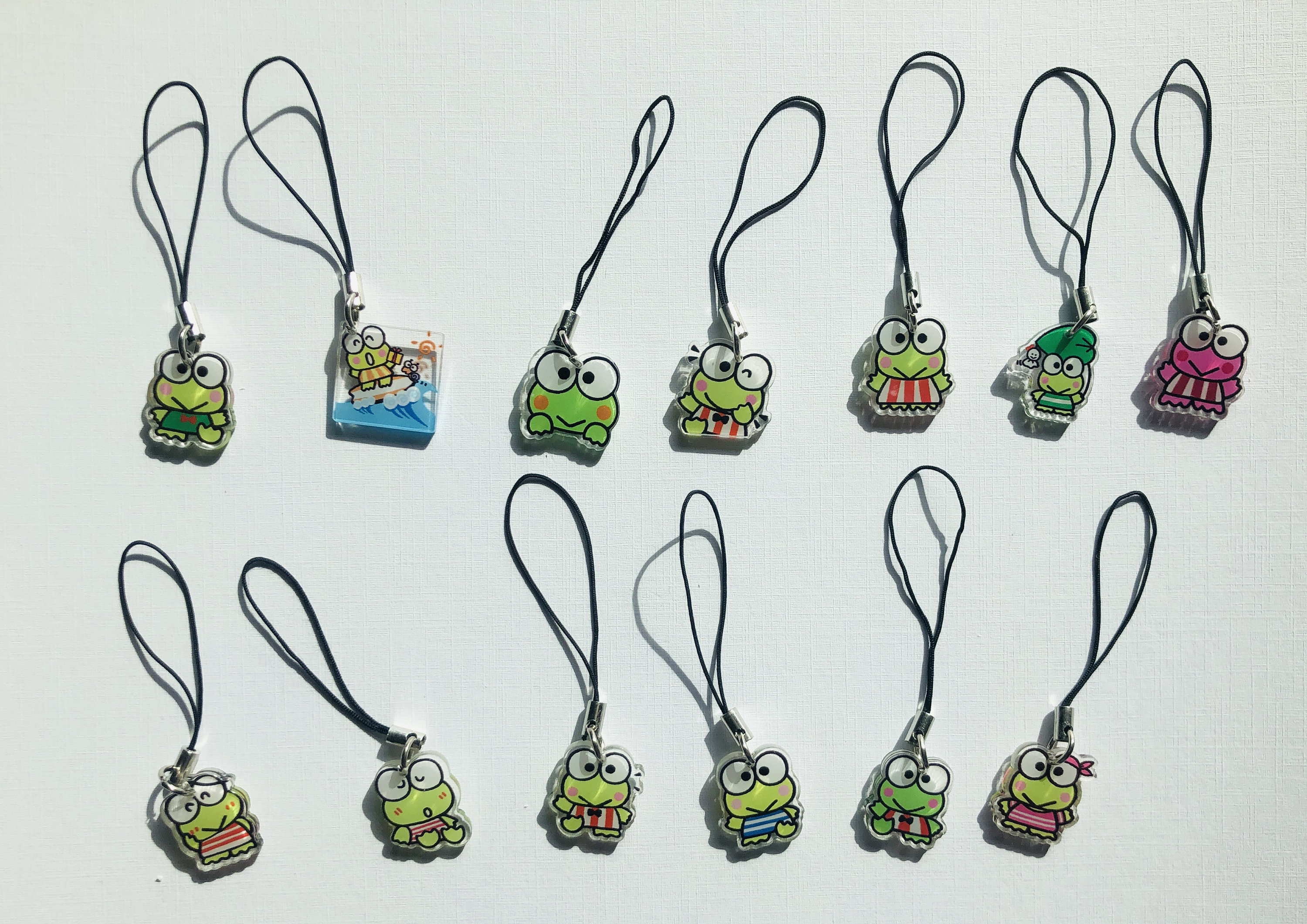 Keropp Green Frog Phone Charm Keyring Bagcharm - Etsy