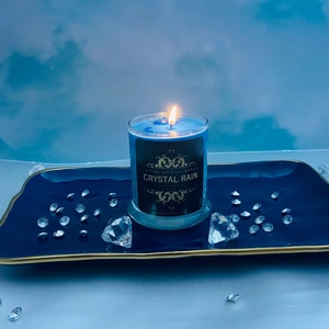 Crystal Rain Candle - Capture the holiday spirt * Housewarming gift * Mother&#39;s Day * Valentine&#39;s Day * Birthday * Gifting