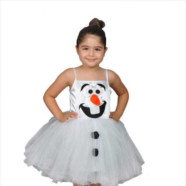 Traje de Olaf, traje de Olaf hecho a mano, traje de personaje congelado, traje de actividad para niños, traje de personaje congelado