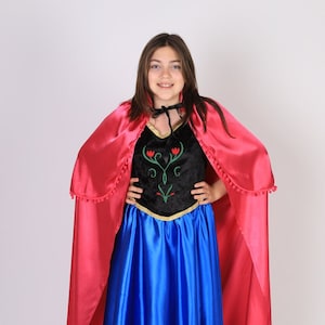 Snow Queen Costume, Handmade Cartoon Character Costume, Halloween Costume, Halloween Girl Costume, Fun Party Costume