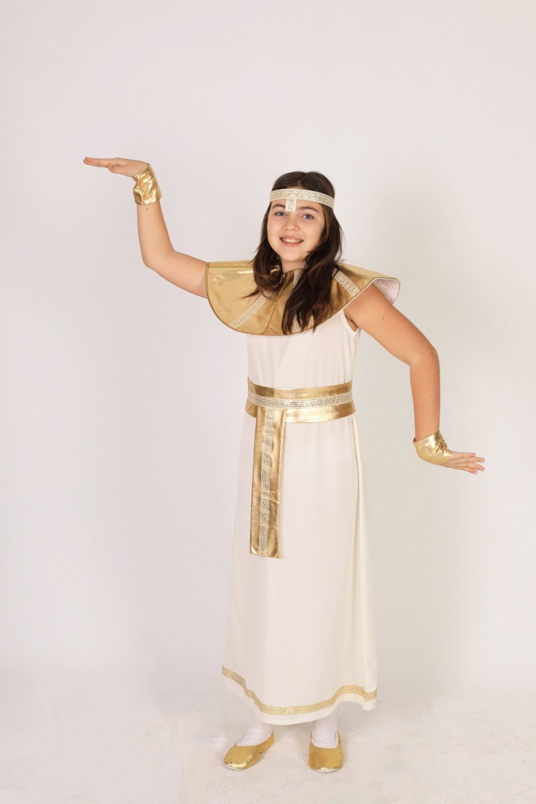 white christmas dresses Cleopatra Children's Egyptian Queen Costume, Queen of The Nile main image 1
