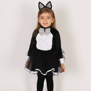 Handmade Cat Girl Costume, Cat Girl Dress, Halloween Costume, Party & Event Costume