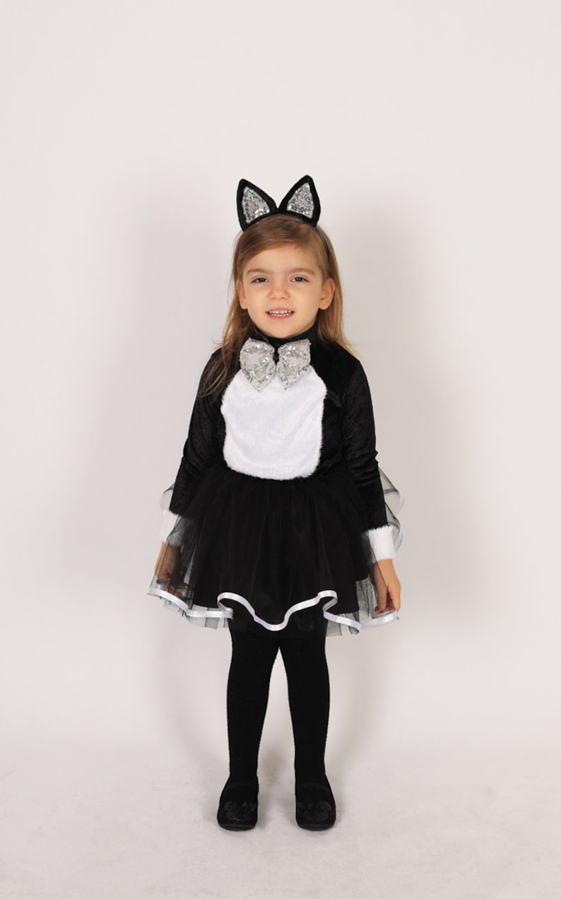 Handmade Cat Girl Costume Cat Girl Dress Halloween Costume Etsy