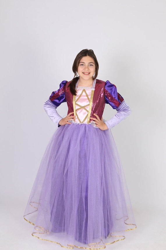 Film Princesse Déguisement Raiponce Robe Cosplay Costume