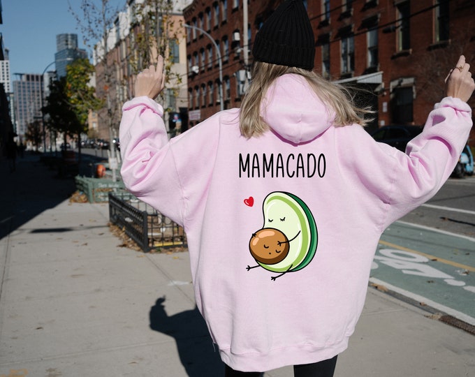 Mamacado Hoodie, Pregnancy Announcement Sweatshirt, Pregnancy Gift, Baby Shower Gift, Avocado Couple Hoodie, Mom Sweater, Mothers Day Gift