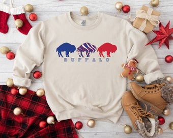 Buffalo Sweatshirt, Buffalo Bills Hoodie, Buffalo Football Sweatshirt-Hoodie, AFC East, 716, Bills Mafia, Buffalo Zubaz, Cute Buffalo