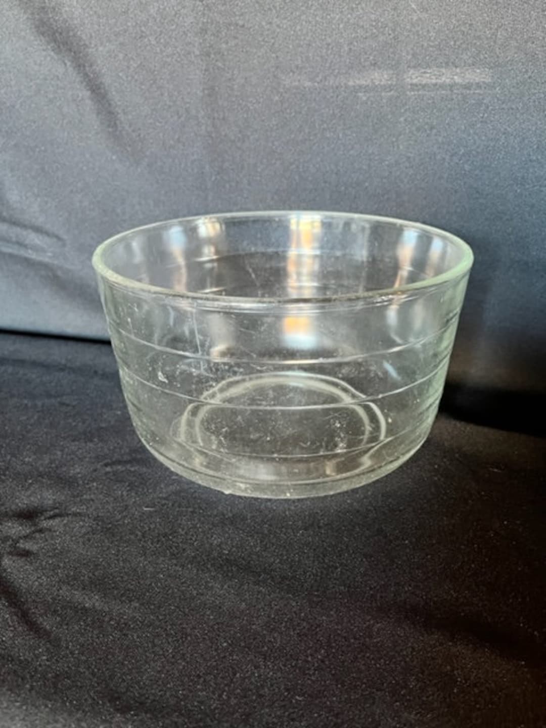 Large Glass Mixing Bowl Etsy