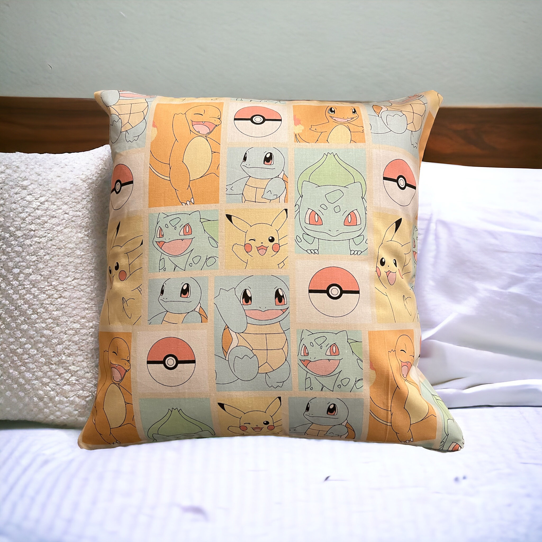 Pokemonn Pillowcase Bedding, Throw Pillow, Pillowcase