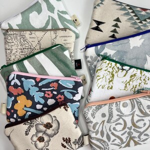 Mini Geldbörse, Geldbörse, Münze Beutel, Kleiner Kartenhalter, Medizin Beutel, Reißverschluss Beutel, Mini Geldbörse, Kartenhalter aus Baumwolle, Floral Reißverschluss Beutel