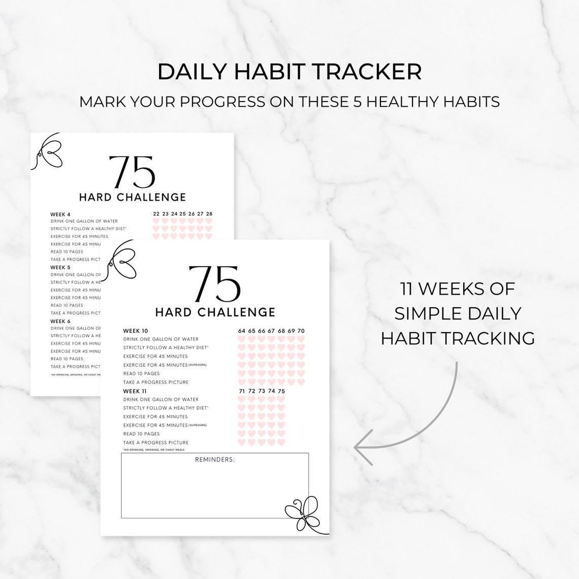 75-hard-challenge-with-progress-tracker-etsy-canada