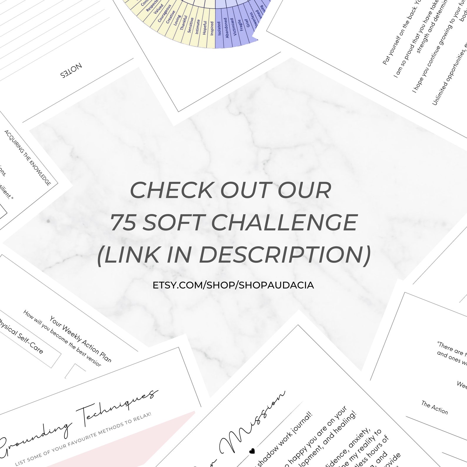 75 Hard Challenge With Progress Tracker Etsy Canada