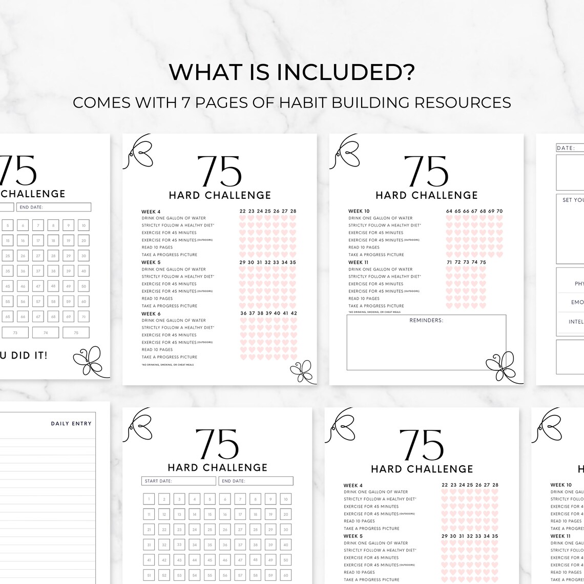 75-hard-challenge-with-progress-tracker-etsy-canada