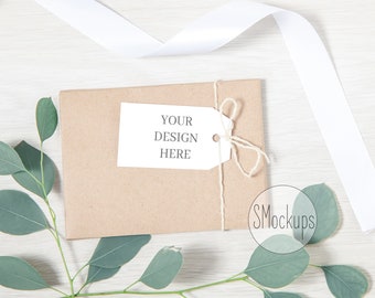 Wedding Favor Tag Mockup, Styled Stock Photography, Thank You Tag Template, Thank You Tag, PSD Template, Photo of Gift Tag, Favor Mockup