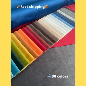 VELVET high quality upholstery fabric fast shipping