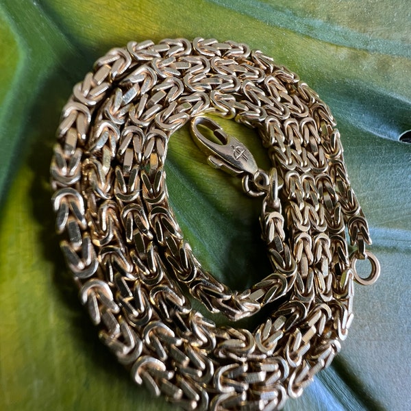 Vintage 14K Balestra Byzantine Chain