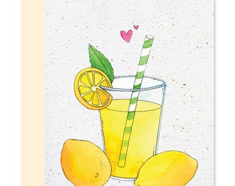 REG044 - Tarjeta plantable - Limonada