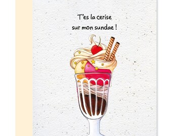 REG017 - Tarjeta plantable - Sundae