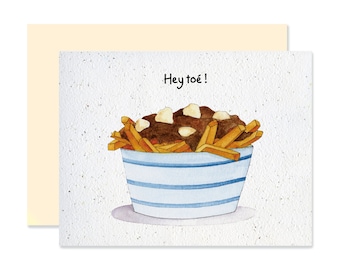 REG033 - Tarjeta plantable - Poutine