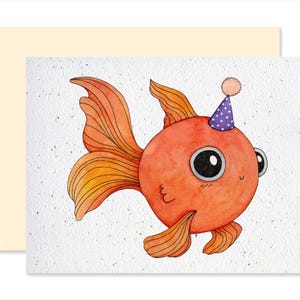 REG060 - Plantable card - Birthday fish