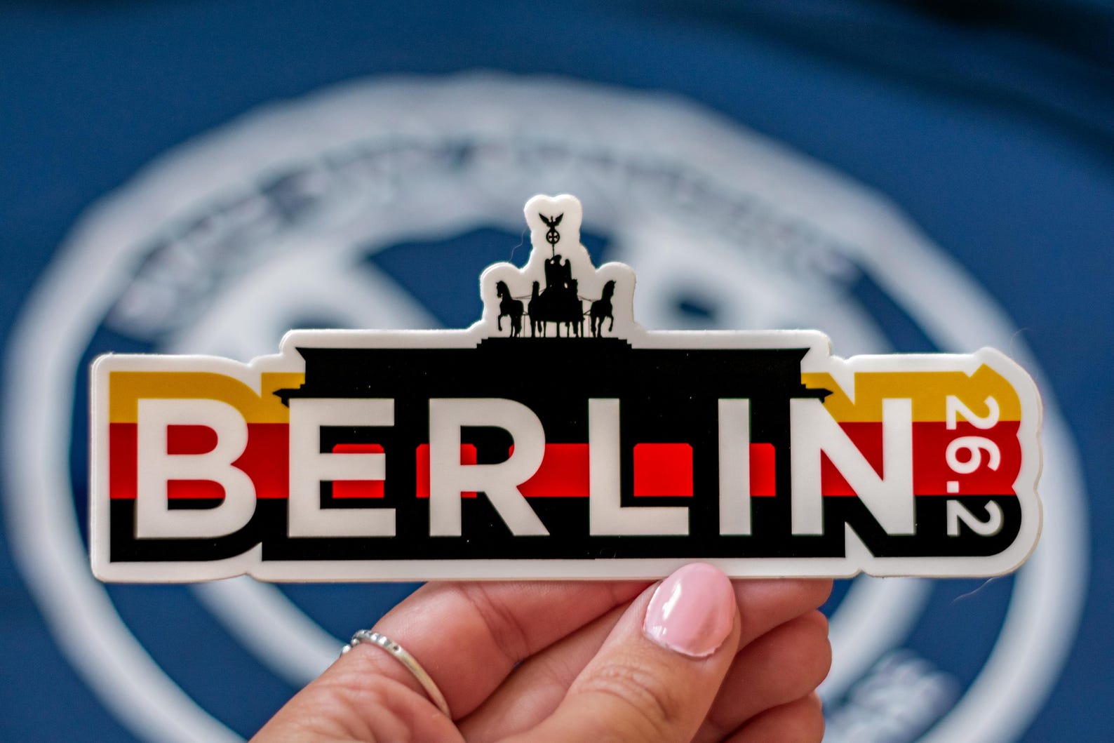 Berlin Marathon Inspired Sticker for Laptop and Water Bottle - Etsy