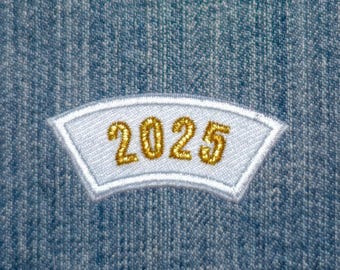 2025 Finisher Year Insignia Rocker Patch for Adding to 2" Circle Race Badges