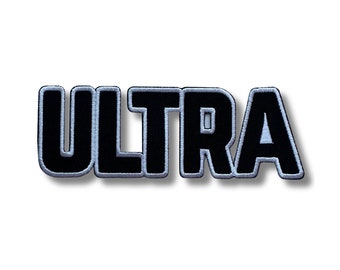 Ultra Die Cut Embroidered Patch for Ultradistance Runners