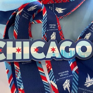 Adesivo ispirato alla gara Chicago 26.2 per laptop e borraccia