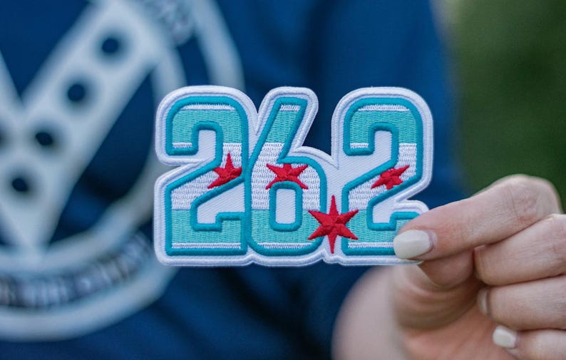 Chicago Inspired 26.2 (mi) Marathon Die Cut Embroidered Milestone Patch ...
