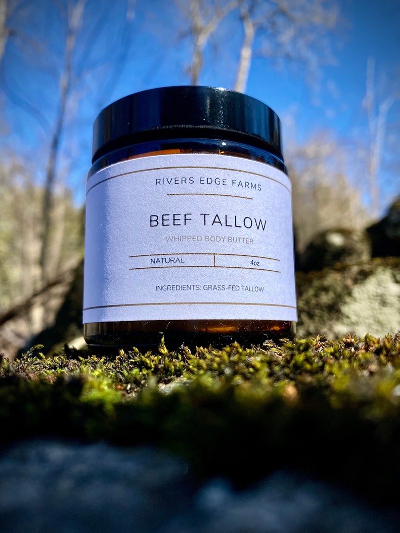 Luxurious Skin Cream Grass-Fed Whipped Beef Tallow Body Butter Deep Hydration & Natural Nourishment 100 % Suet image 2