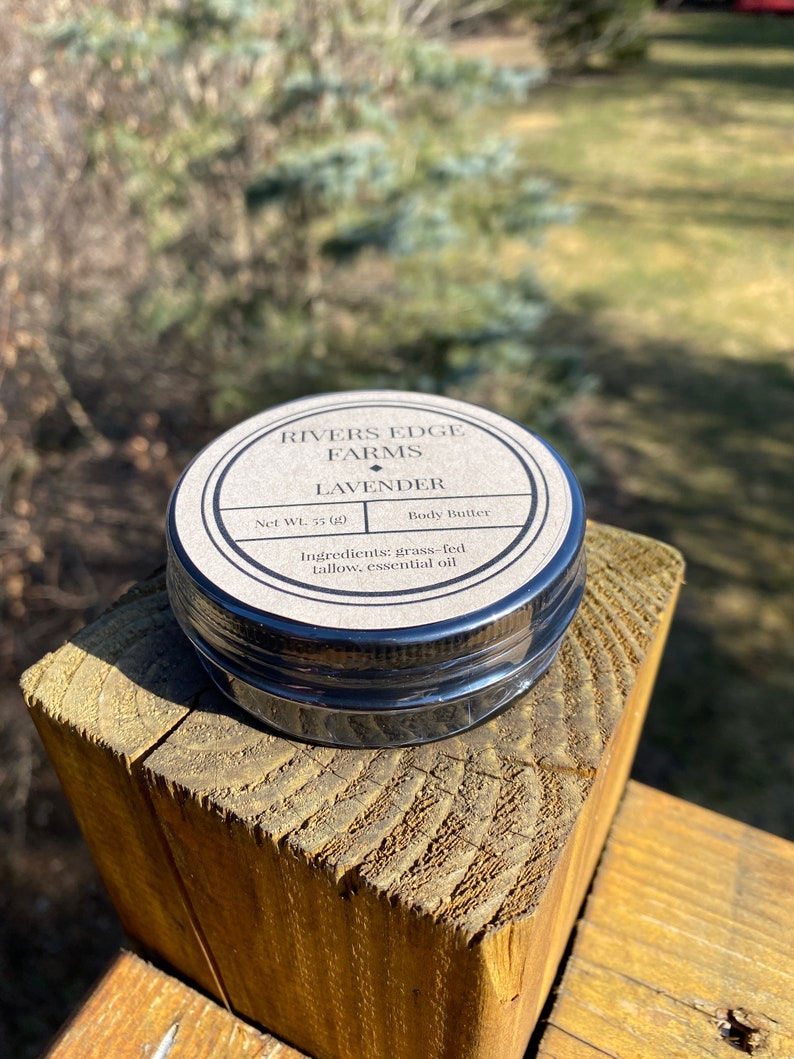 Luxurious Skin Cream Grass-Fed Whipped Beef Tallow Body Butter Deep Hydration & Natural Nourishment 100 % Suet 2 Fluid ounces