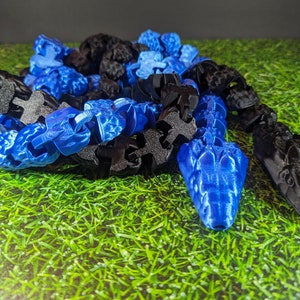 3D printed snake fidget toy