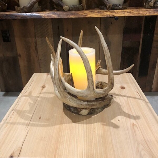 Antler Candle Holder Etsy