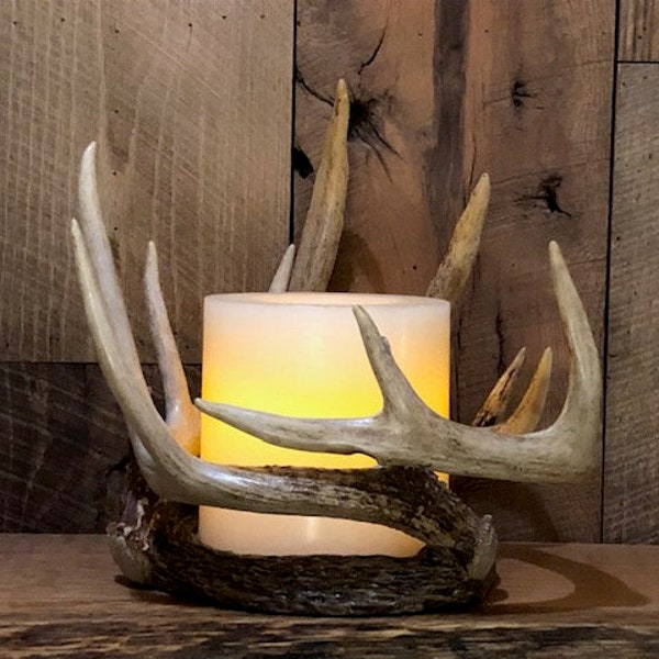 Antler Candle Holder Etsy