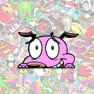 Courage Cowardly Dog - Etsy Canada