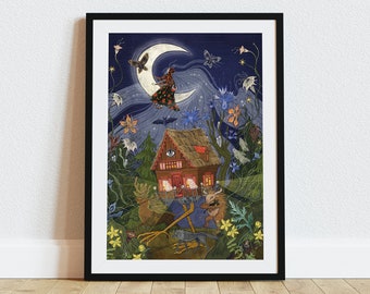 The Slavic World Is Coming  |  Mythical Warrior Women Illustration  | Folk Magic Wall Art