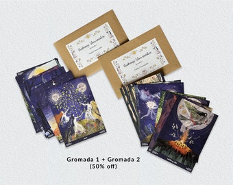 Gromada 1 + Gromada 2 / Slavic Folklore Cards / 20 cards Slavic Folklore Inspired  10,9x14,8