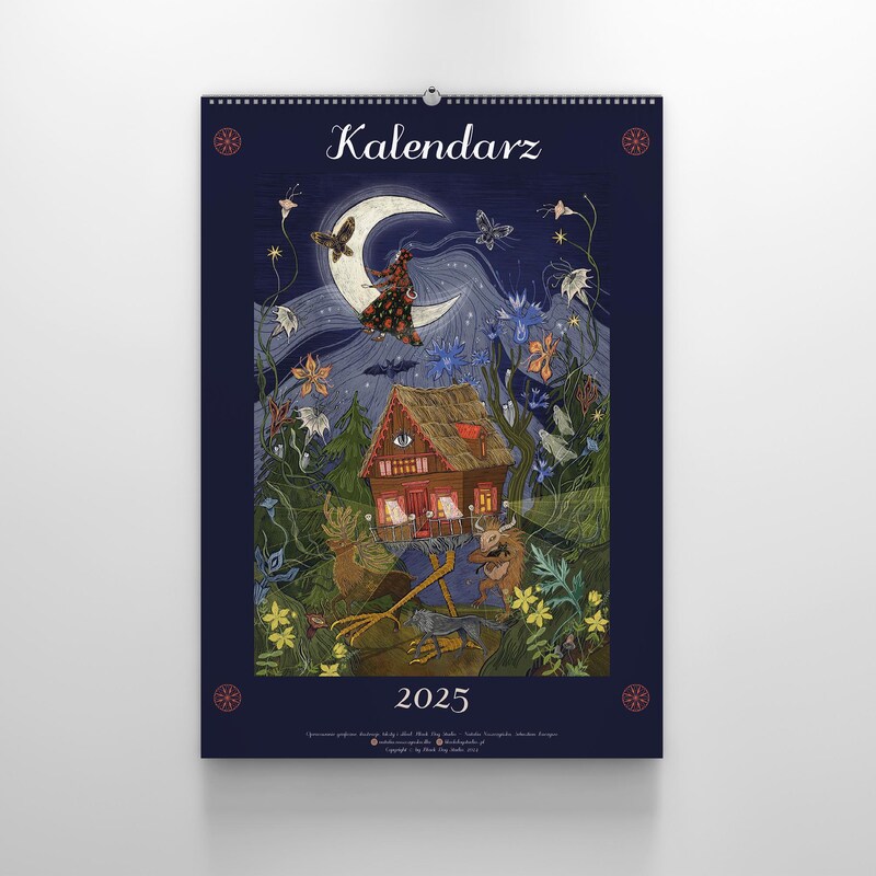 2025 Folklore Calendar Etsy UK