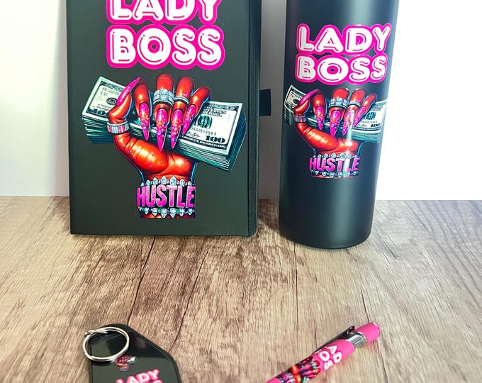 Lady Boss Tumbler and Journal Set