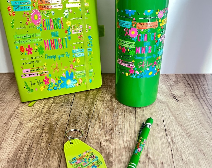 Change Your Mindset Tumbler and Journal Set