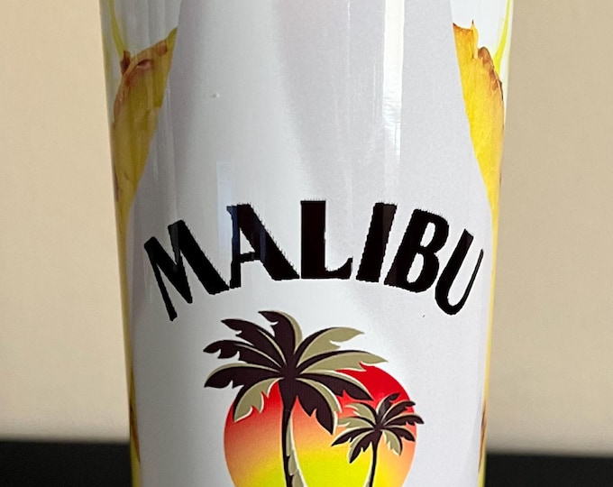 Pineapple and Rum Stainless Steel Drinking Tumbler