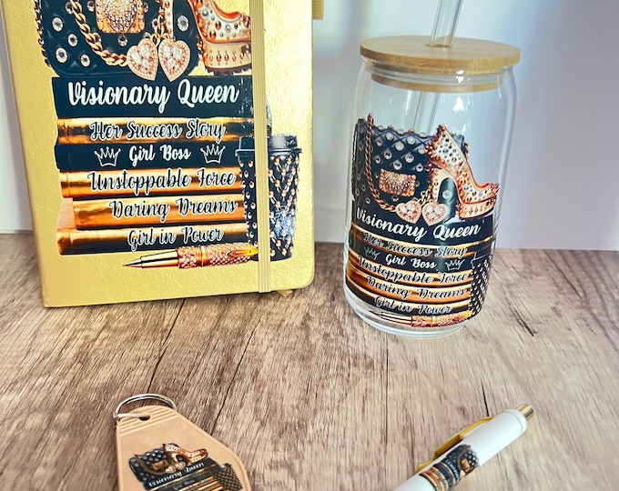 Visionary Queen Tumbler and Journal  Set